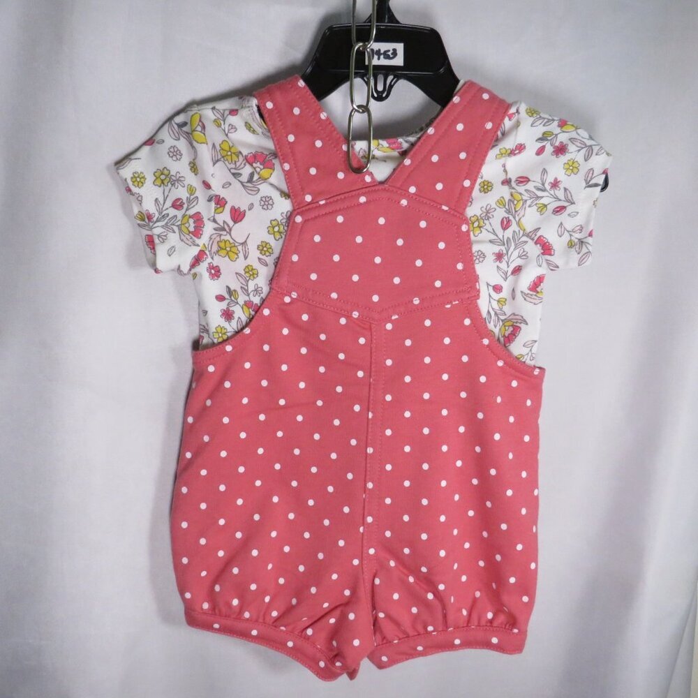 Baby Bunny Rabbit knit top & overalls w front pocket 2pc Carters Easter - Picture 6 of 12